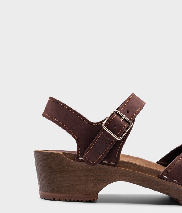 Sandgrens Saragasso Classic Clog Sandal Fudge