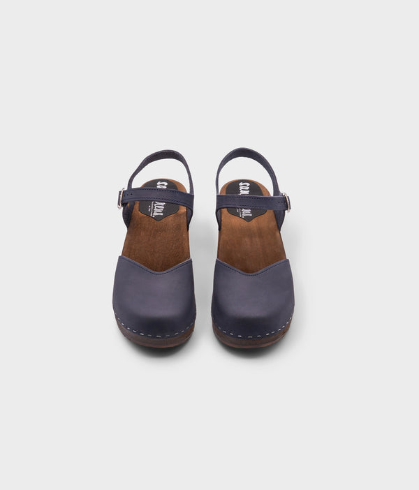 Sandgrens Saragasso Classic Clog Sandal Navy