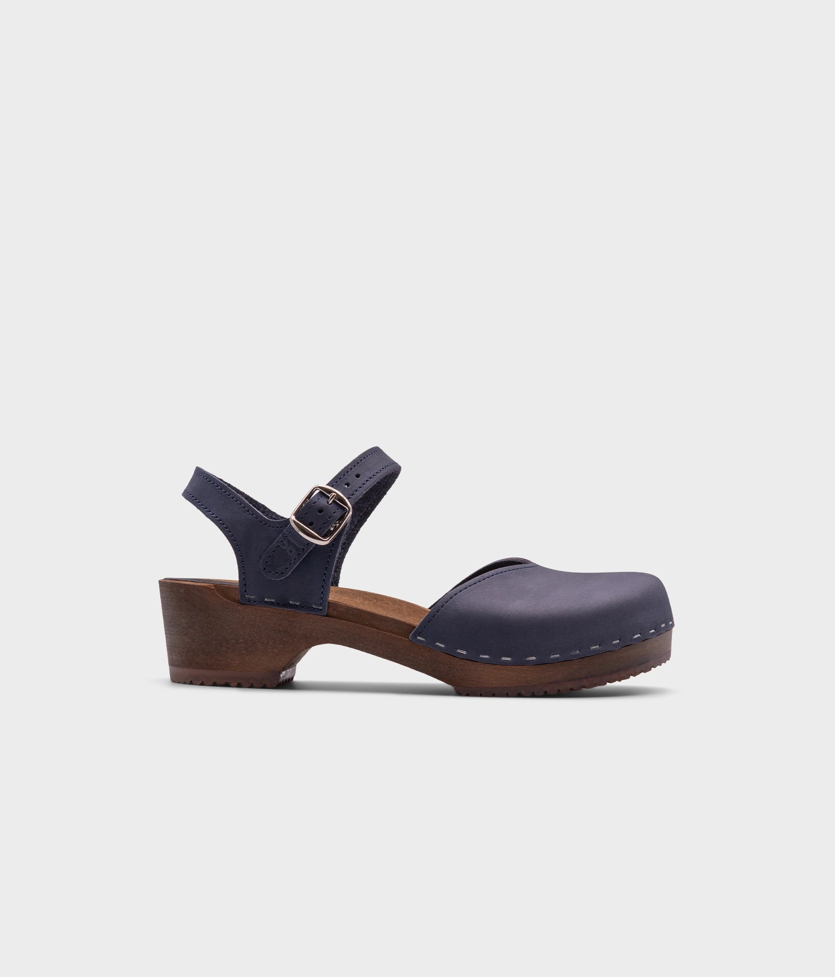 sandgrens Saragasso classic clog sandal Navy