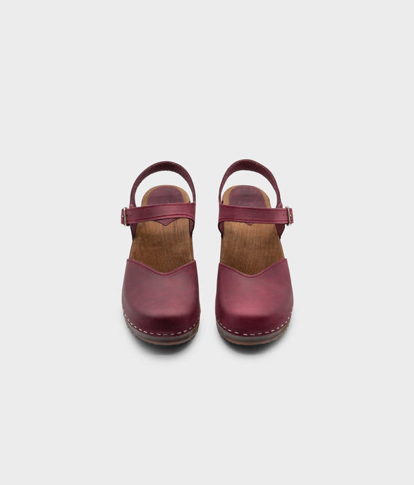 Sandgrens Saragasso Classic Clog Sandal Plum