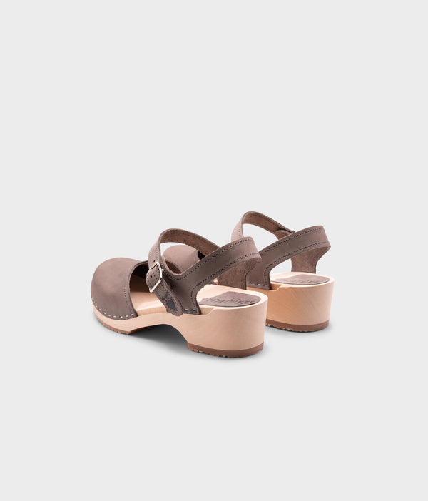 Sandgrens Saragasso Classic Clog Sandal Stone