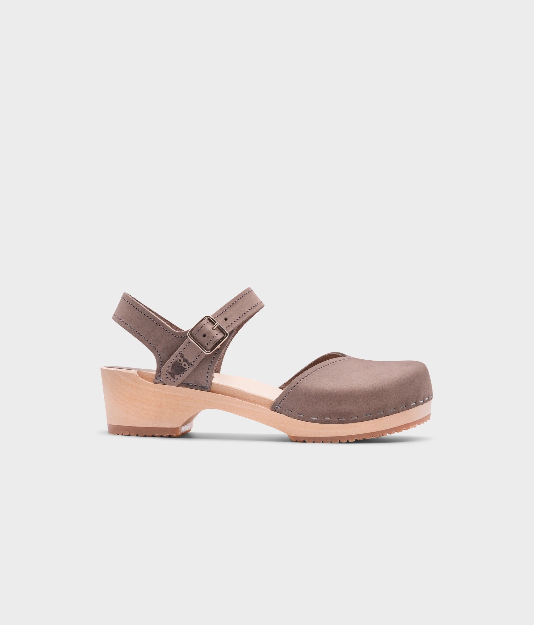 sandgrens Saragasso classic clog sandal Stone