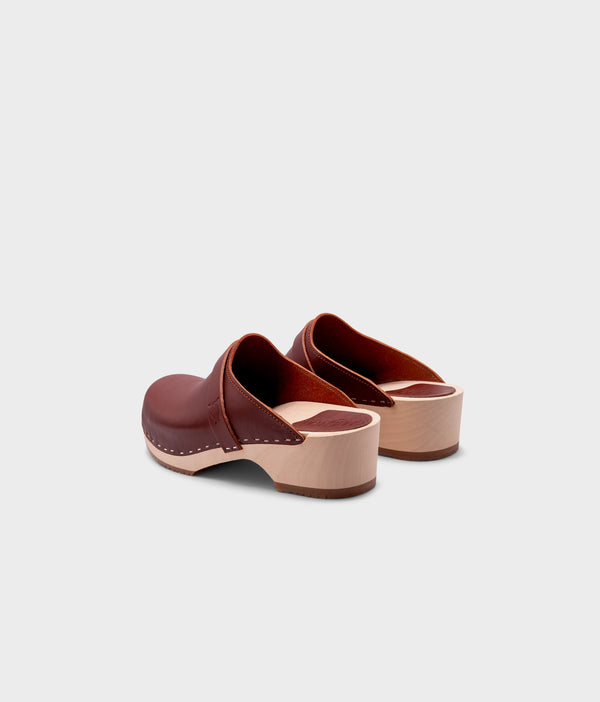 Sandgrens Tokyo Classic Clog Mule Cognac