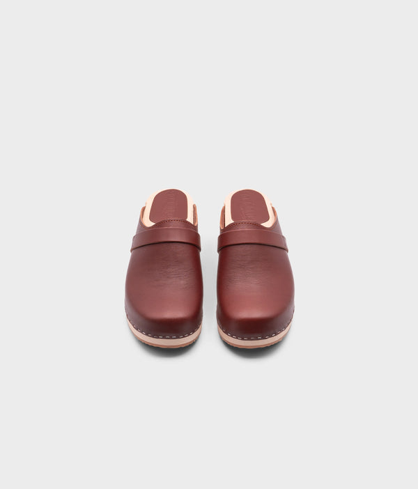 Sandgrens Tokyo Classic Clog Mule Cognac
