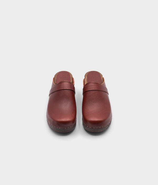 Sandgrens Tokyo Classic Clog Mule Cognac