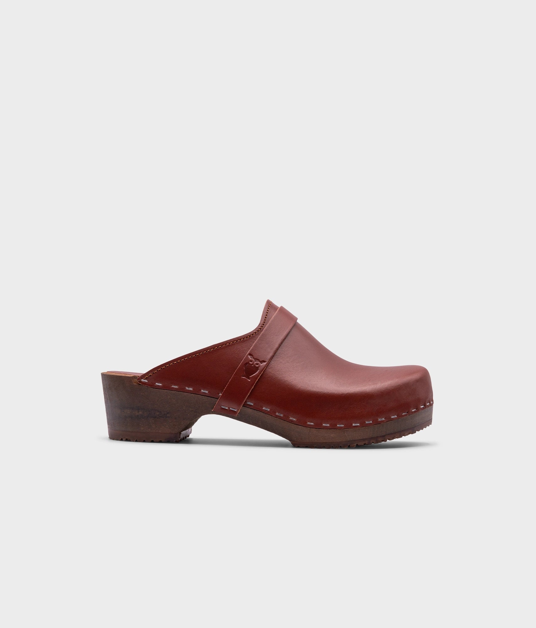 sandgrens Tokyo classic clog mule Cognac