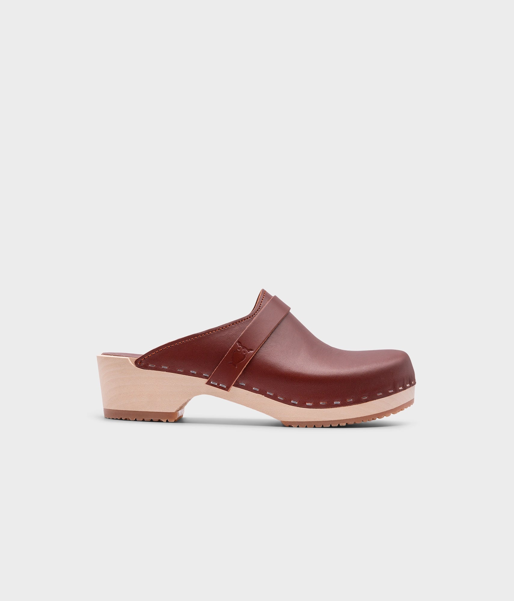 sandgrens Tokyo classic clog mule Cognac