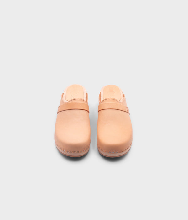 Sandgrens Tokyo Classic Clog Mule Ecru