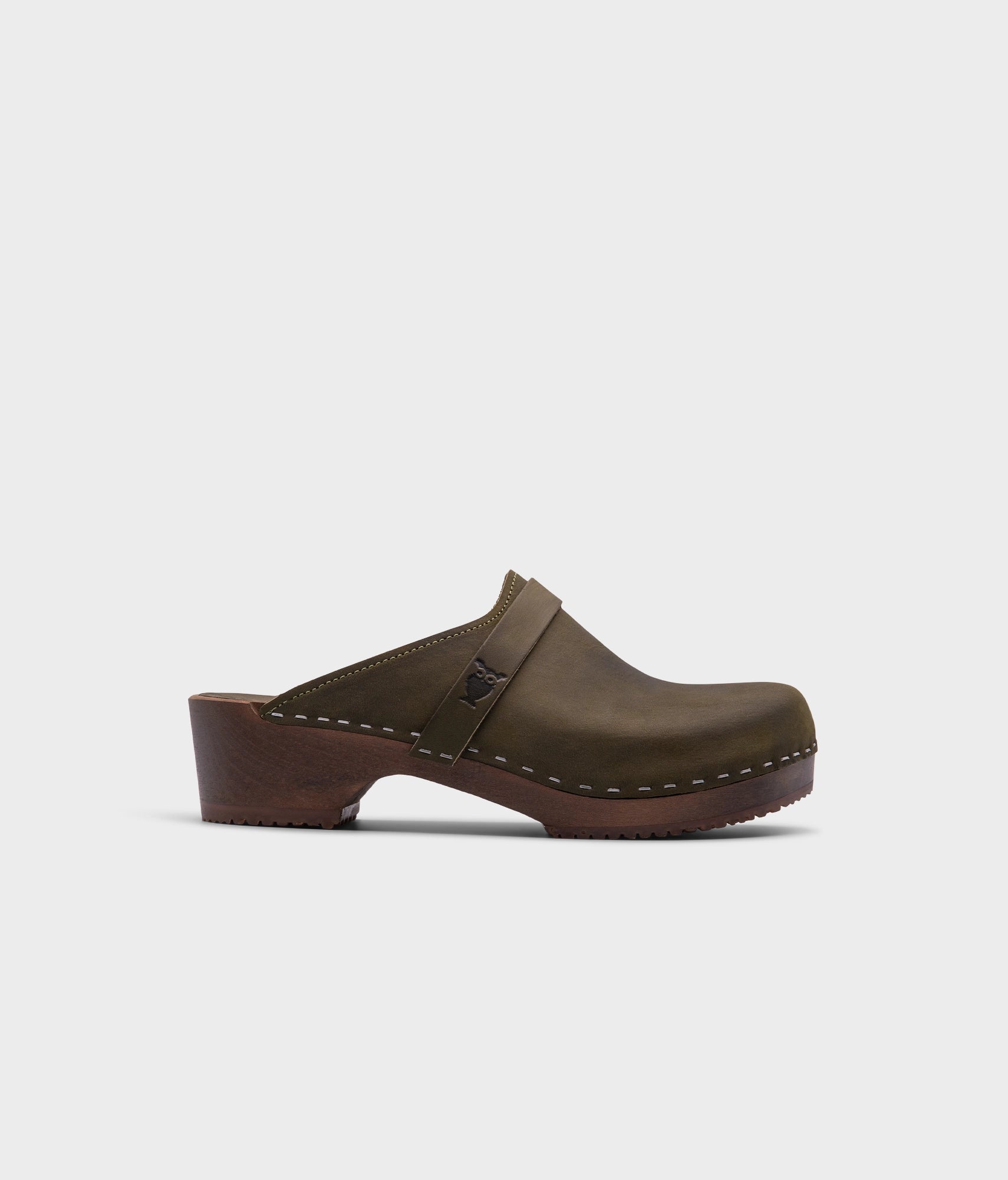 sandgrens Tokyo classic clog mule Olive