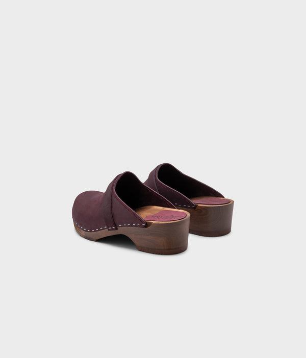 Sandgrens Tokyo Classic Clog Mule Plum