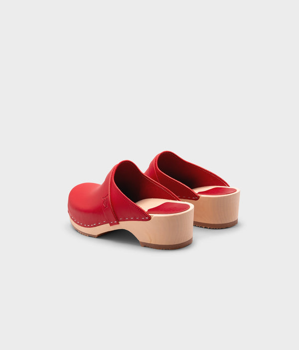 Sandgrens Tokyo Classic Clog Mule Red