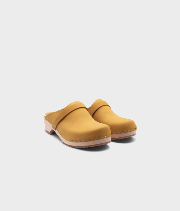 Sandgrens Tokyo Classic Clog Mule Royal Yellow