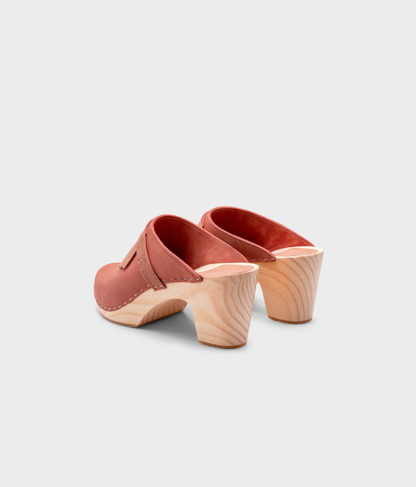 Sandgrens Venice Fringed Clog Mule Blush