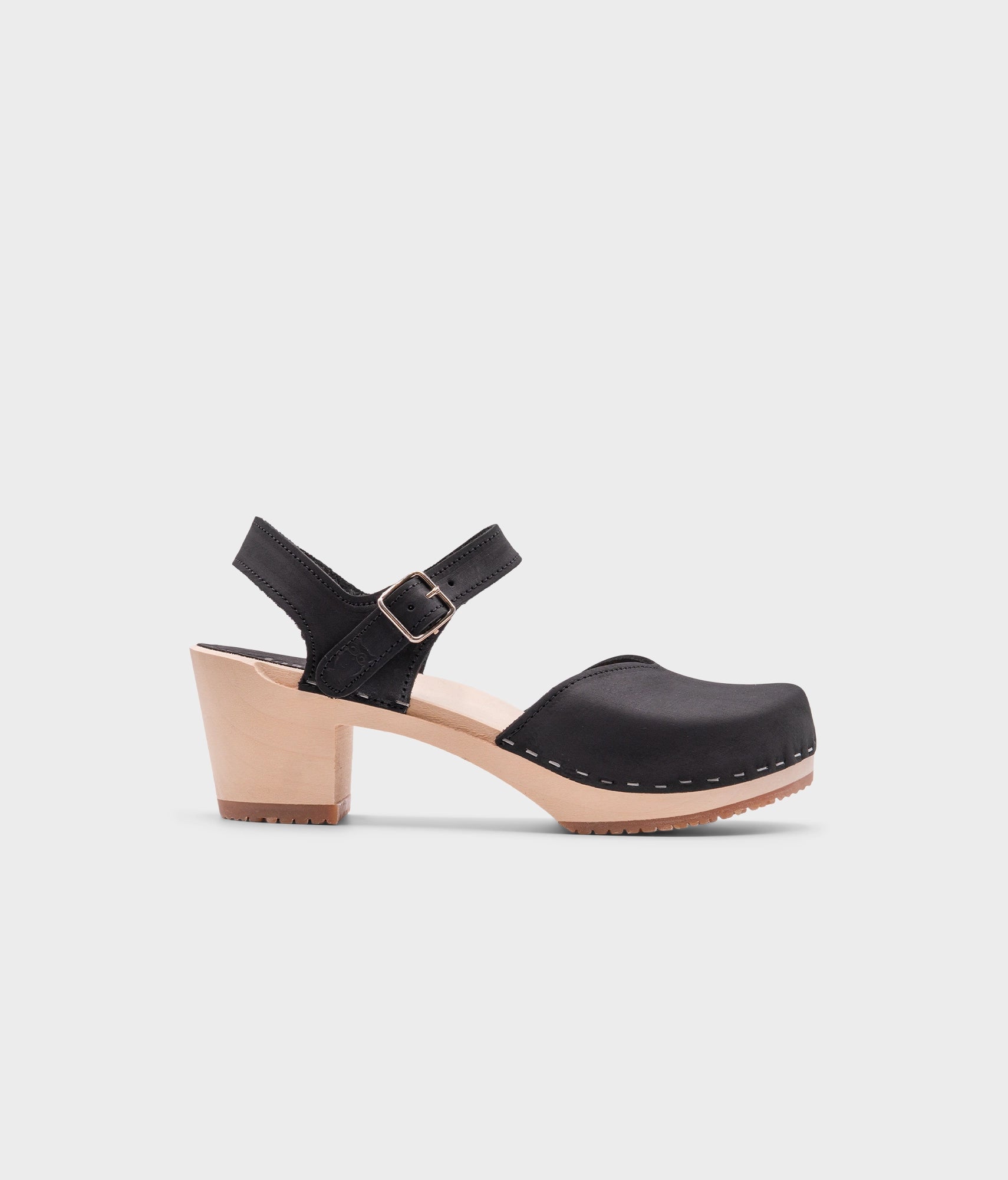 sandgrens Victoria classic clog sandal Black