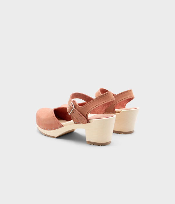 Sandgrens Victoria Classic Clog Sandal Blush