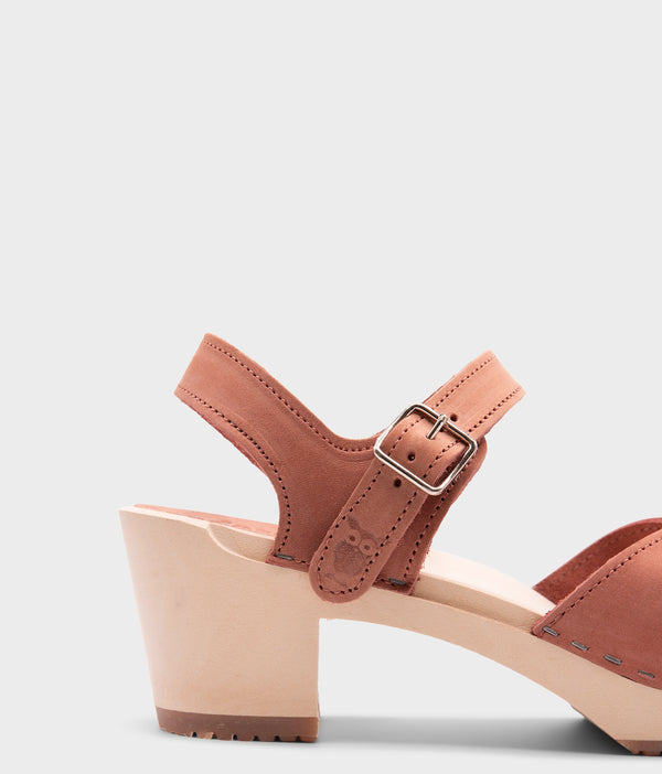 Sandgrens Victoria Classic Clog Sandal Blush