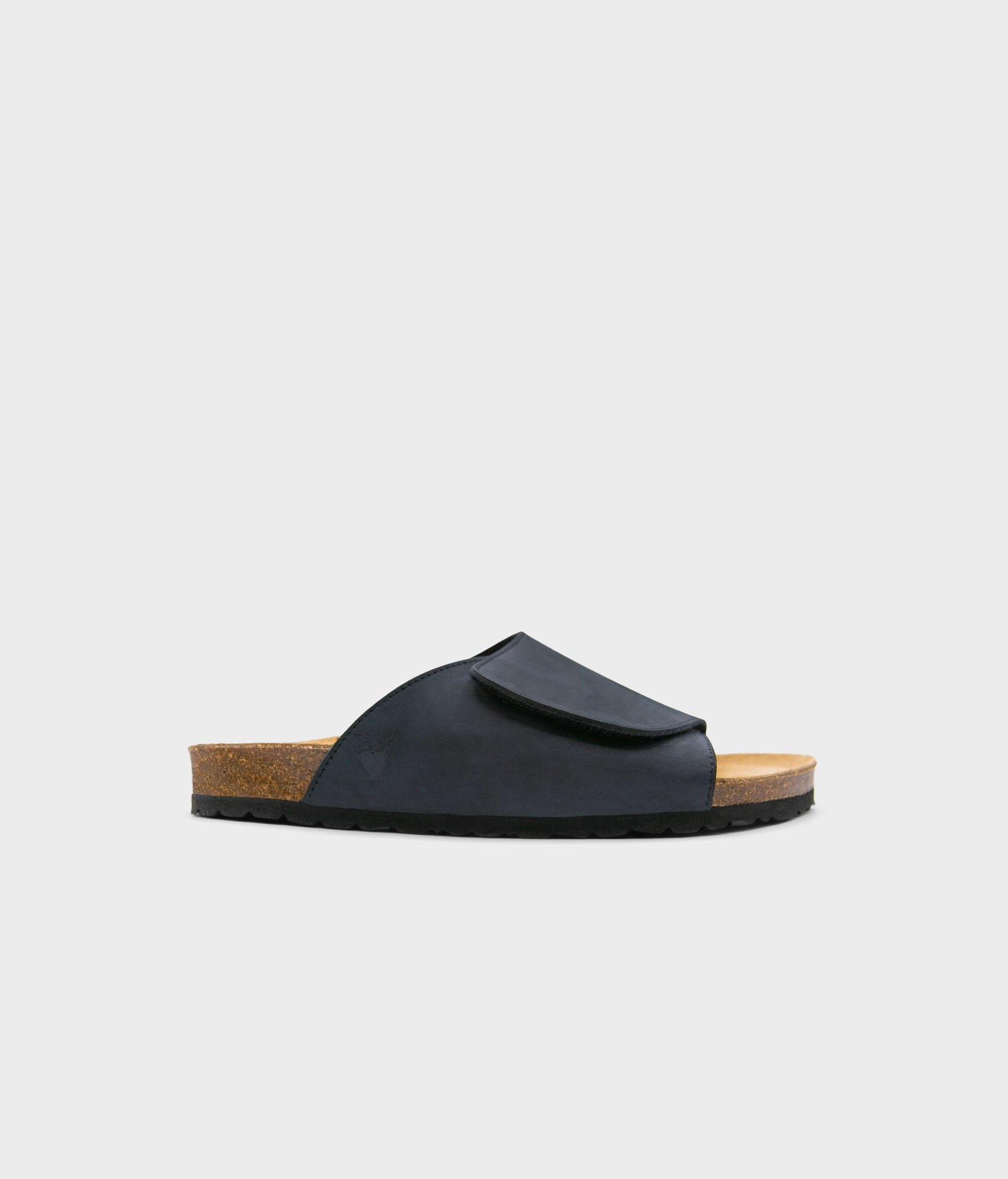 sandgrens Vigo velcro cork sandal Black Ember