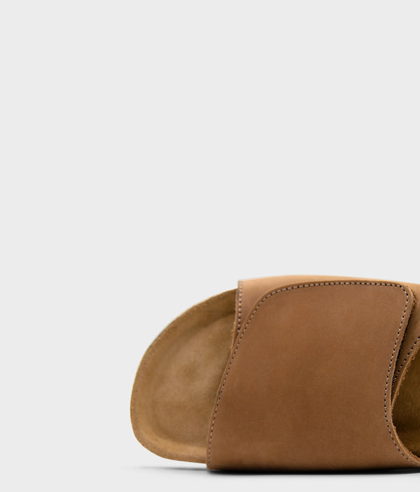 Sandgrens Vigo Velcro Cork Sandal Light Terracotta