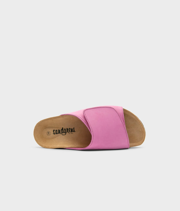 Sandgrens Vigo Velcro Cork Sandal Magenta