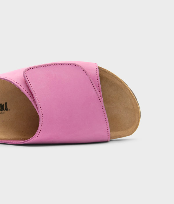 Sandgrens Vigo Velcro Cork Sandal Magenta