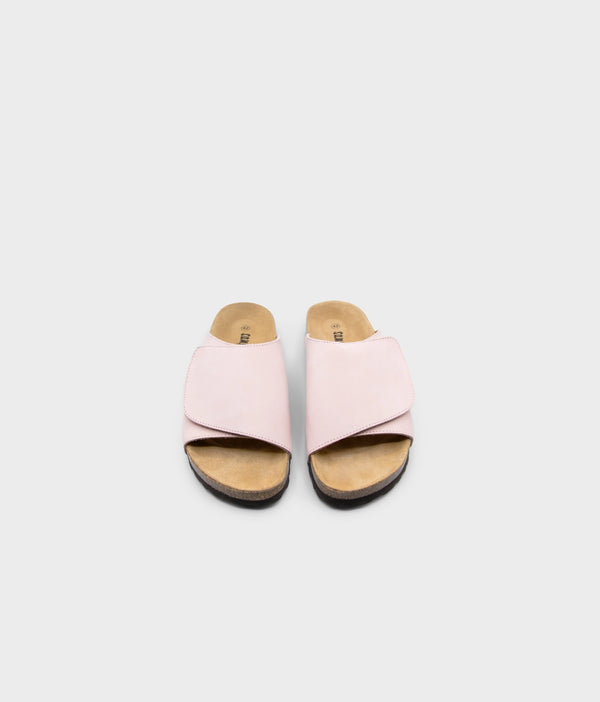 Sandgrens Vigo Velcro Cork Sandal Pale Pink