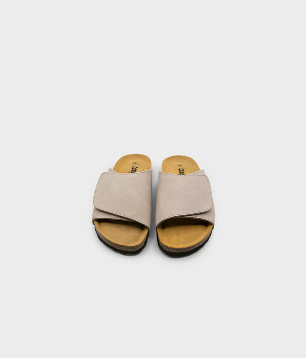 Sandgrens Vigo Velcro Cork Sandal Sandstone Beige