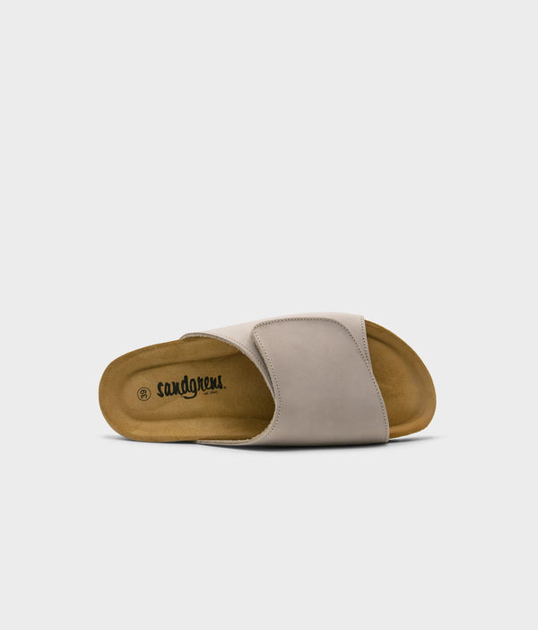 Sandgrens Vigo Velcro Cork Sandal Sandstone Beige