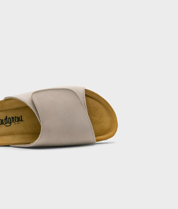 Sandgrens Vigo Velcro Cork Sandal Sandstone Beige