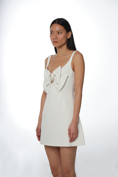 Sandy Liang ARDEN DRESS IN CREAM