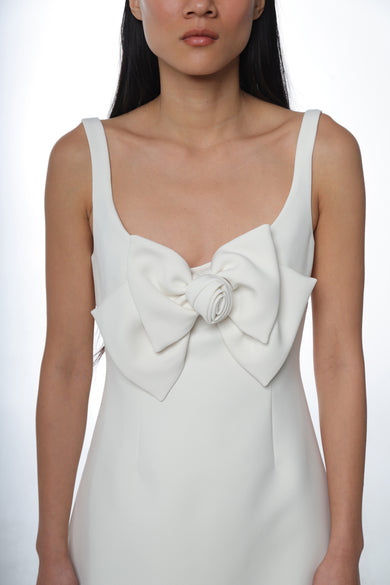 Sandy Liang ARDEN DRESS IN CREAM