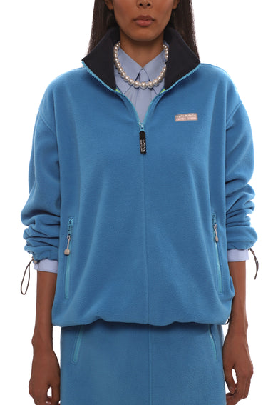 Sandy Liang ASCHER PULLOVER FLEECE IN BLUE