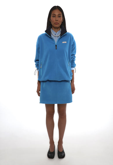 Sandy Liang ASCHER PULLOVER FLEECE IN BLUE