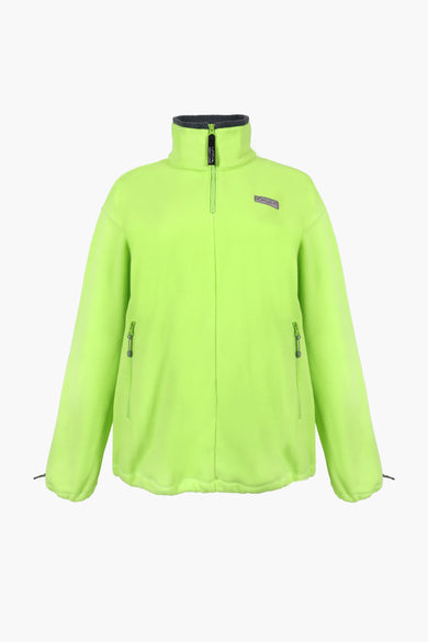 sandy liang ASCHER PULLOVER FLEECE IN NEON GREEN