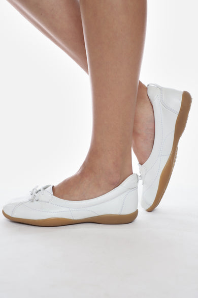 Sandy Liang BALLERINA SNEAKER IN WHITE