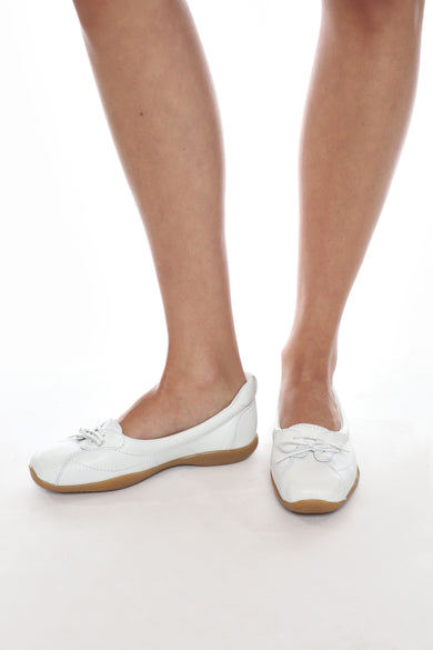 Sandy Liang BALLERINA SNEAKER IN WHITE