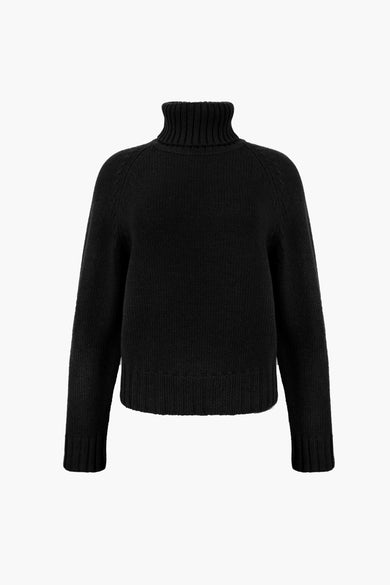 sandy liang BUBBLES SWEATER IN BLACK