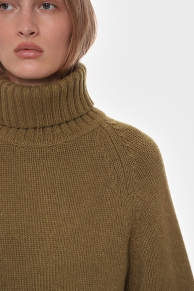 Sandy Liang BUBBLES SWEATER IN OLIVE
