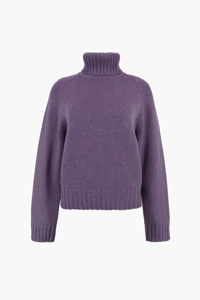 sandy liang BUBBLES SWEATER IN PURPLE