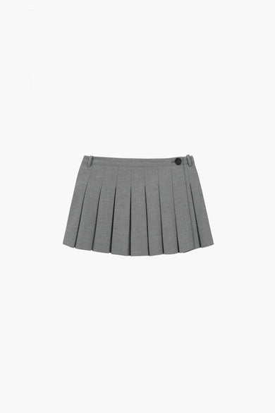 sandy liang BUNNY SKORT IN HEATHER GREY