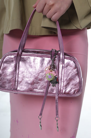 Sandy Liang COLLECTOR KEYCHAIN 2.0 IN SILVER