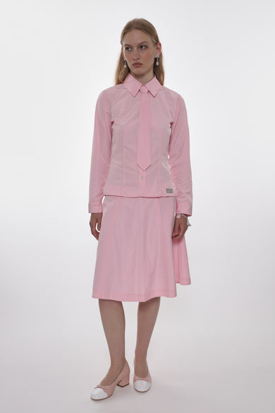 Sandy Liang CONSTANCE SKIRT IN PINK