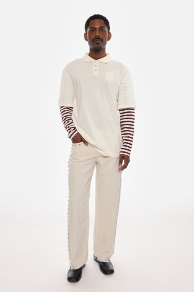 Sandy Liang DEW TOP IN CREAM