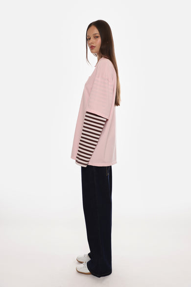 Sandy Liang DEW TOP IN PINK