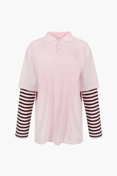 sandy liang DEW TOP IN PINK