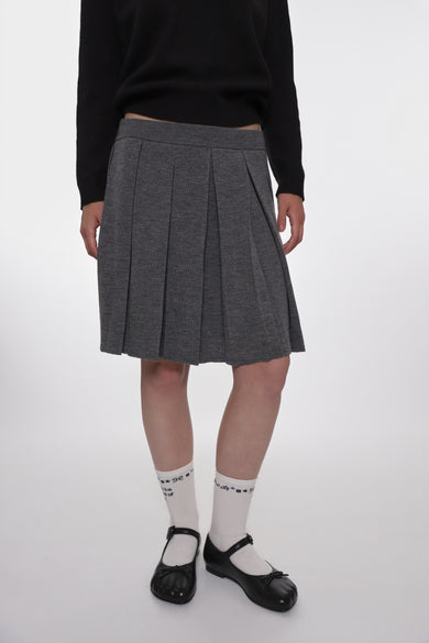 Sandy Liang FISHERS SKIRT IN GREY