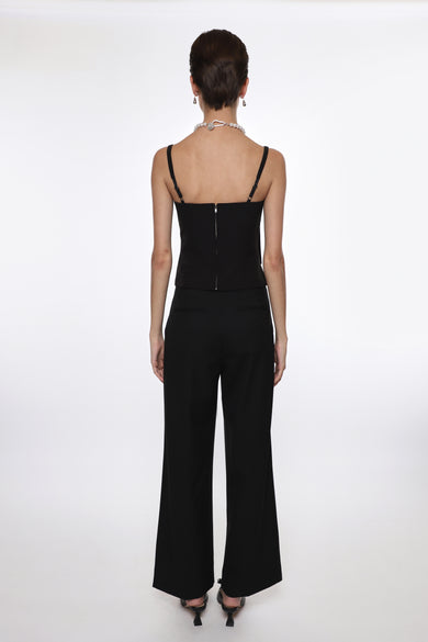 Sandy Liang FORELLE PANT IN BLACK