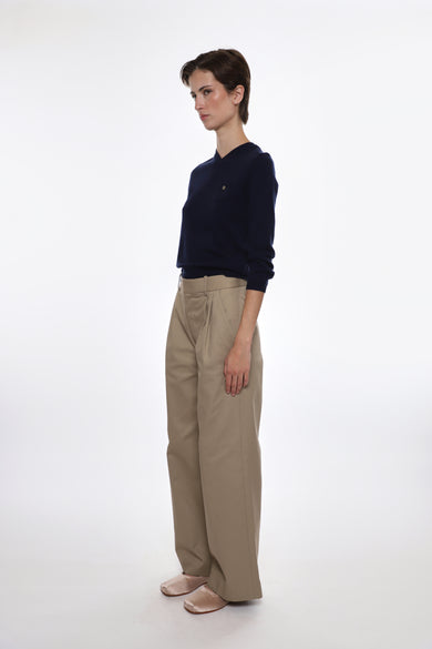 Sandy Liang FORELLE PANT IN KHAKI