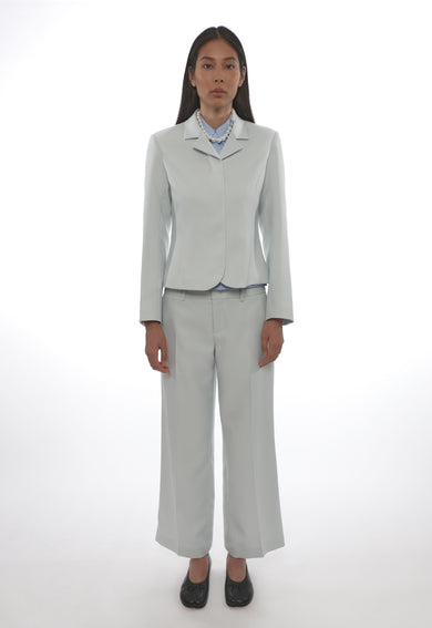 Sandy Liang GARTEN JACKET IN ICE BLUE