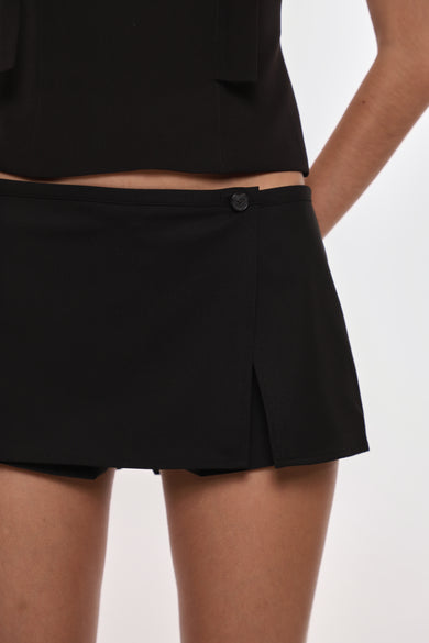 Sandy Liang GOTO SKORT IN BLACK