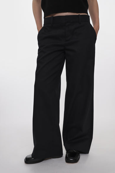 Sandy Liang GRANDPA PANT IN BLACK
